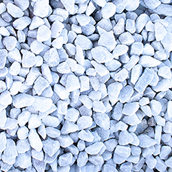 20mm white marble chippings